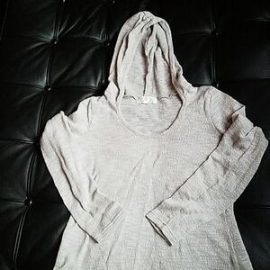 Pink rose hooded sweatshirt